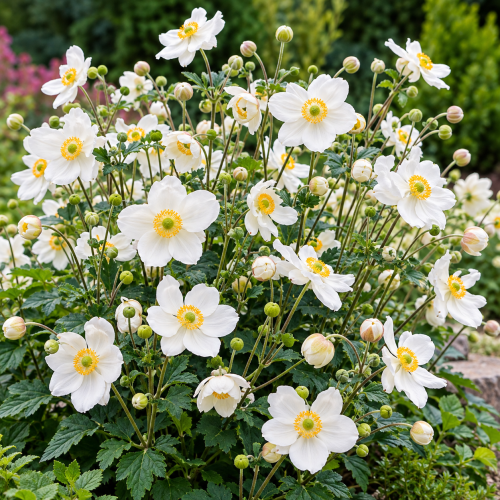 Anemone hupehensis 'Honorine Jobert' - Jaapani ülane 'Honorine Jobert' P11/0,75L 